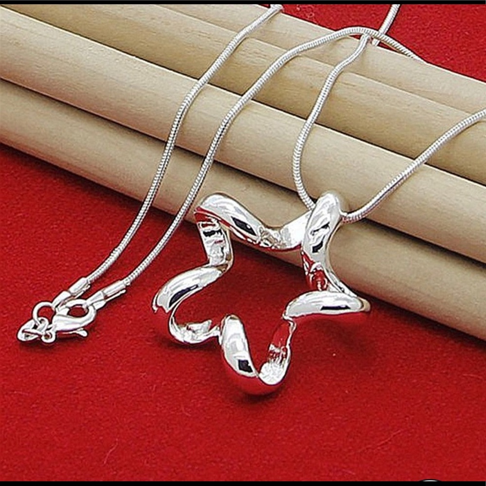 NEW!!! 925 Sterling Silver Starfish Necklace!!!